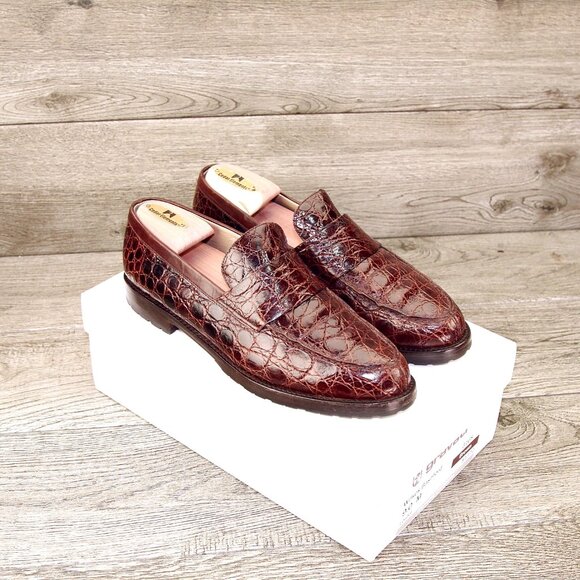 $1,370 Neiman Marcus GRAVATI Women's 9 M Genuine Crocodile * add $15 new Trees - Picture 15 of 16